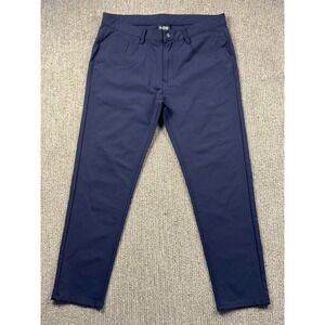U-10 Under 5'10 The Jon Performance Chino Pants Mens 34x27 Stretch Blue